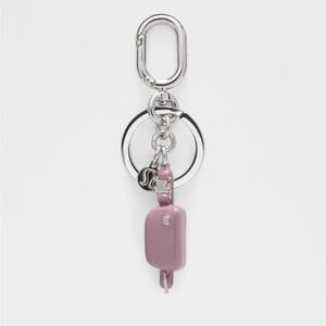 🆕💜 Lululemon Everywhere Belt Bag Charm Keychain Lavender Lux Silver